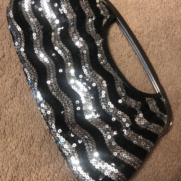 Express Sequin Clutch - Picture 2 of 4